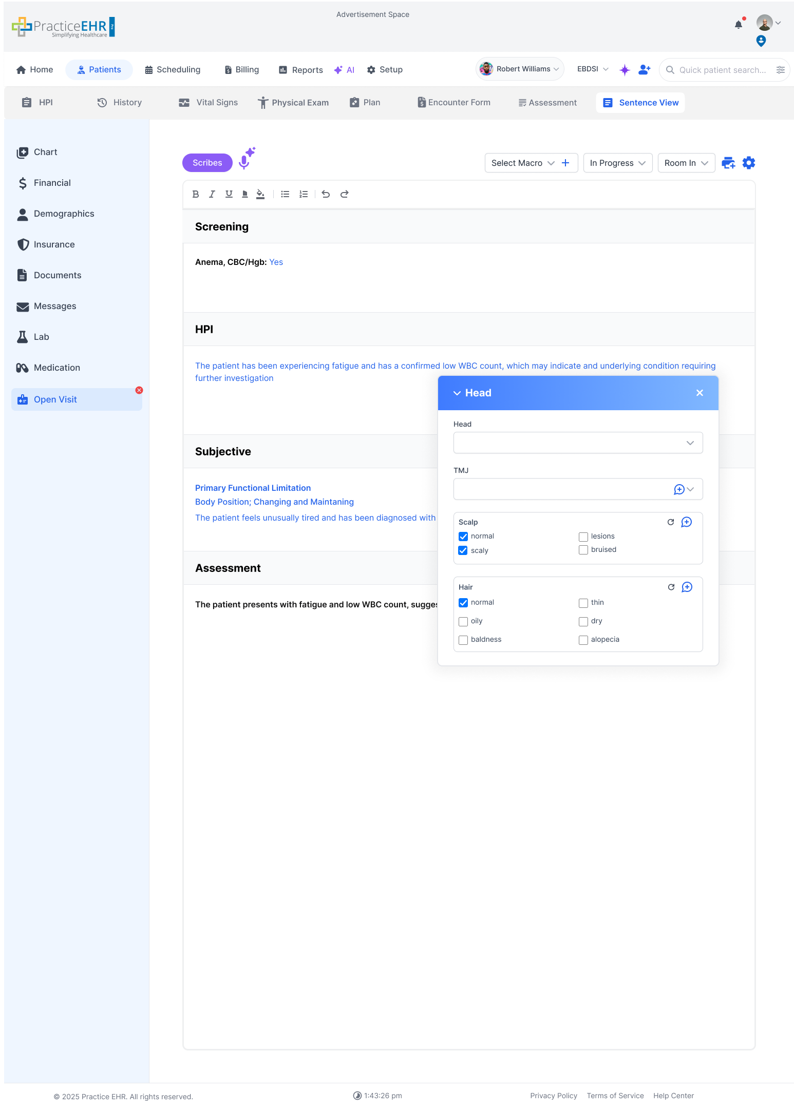Open Visit Sentence View 2 image